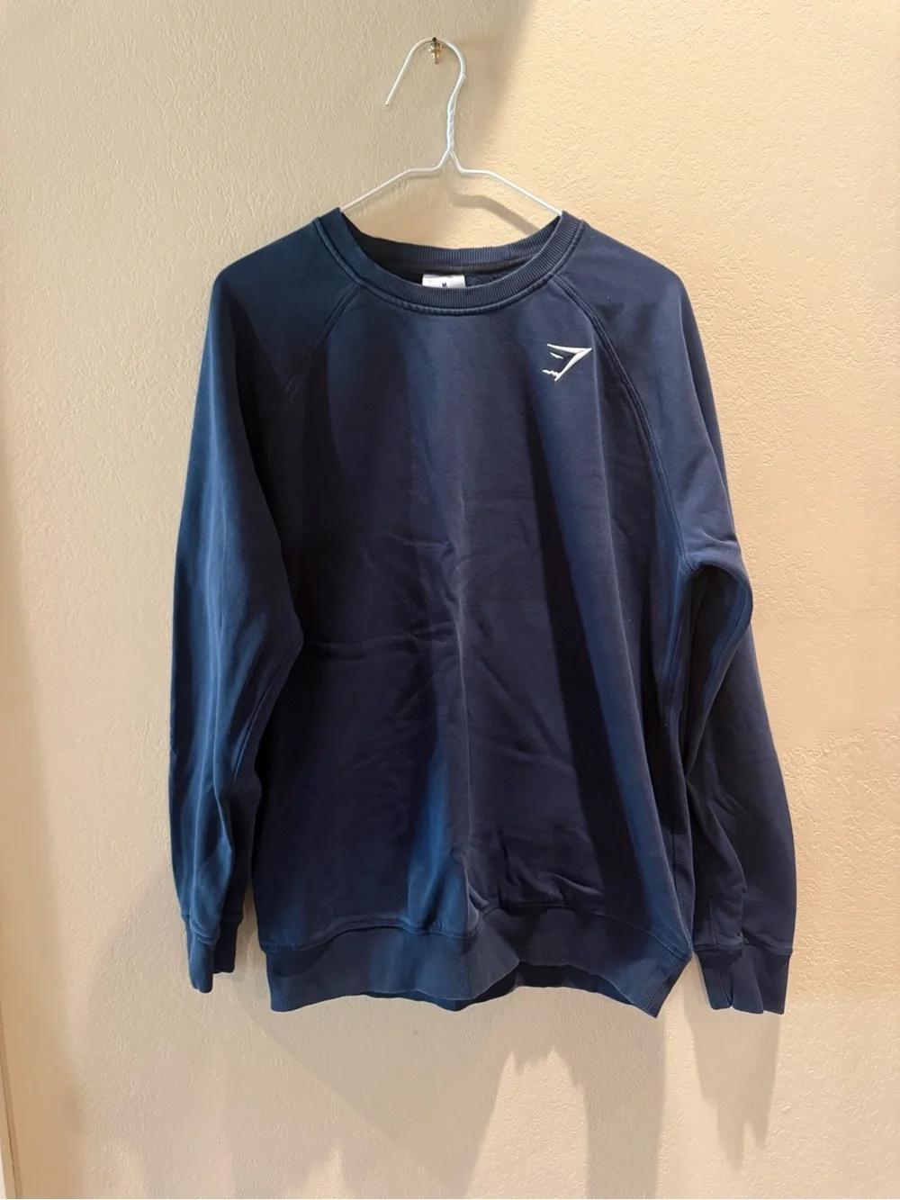 Gymshark Navy Crewneck Sweatshirt with Minimal Logo